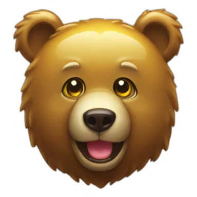 bear,candy,yellow,transparent,glossy sticker