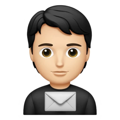 sobre de correo nombre de Tom Welling sticker