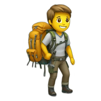 Backpacking sticker