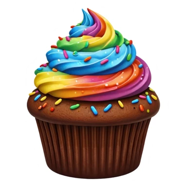 chocolate cupcate sticker