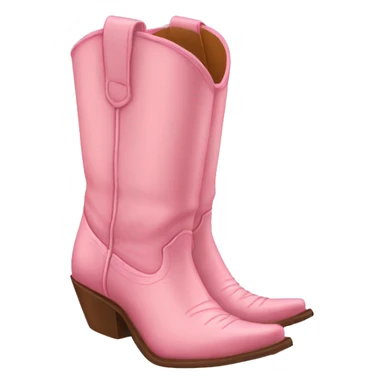 Light pink cowgirl boots  sticker