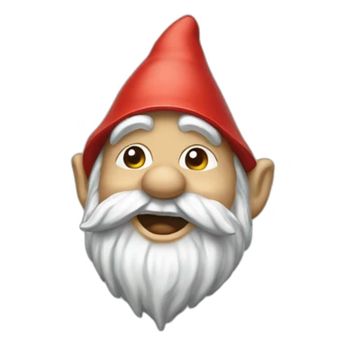 broken garden gnome sticker