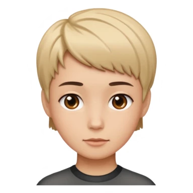 short hairstyle sticker