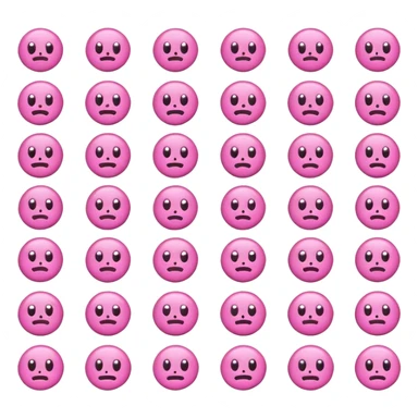 Mini emojis of pink stanley sticker