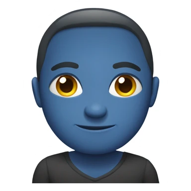 Blue iPhone 15 sticker