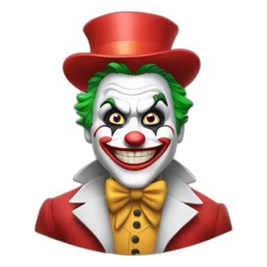 funny joker invite you to play sticker