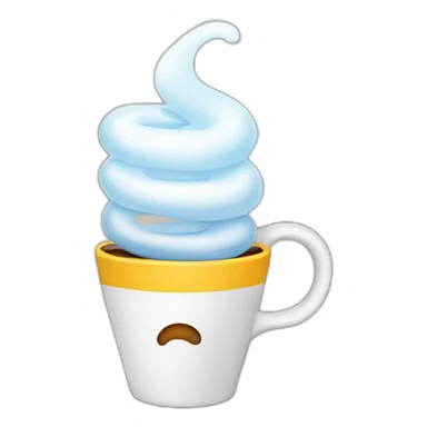 a light bulb on a coffee cup sticker