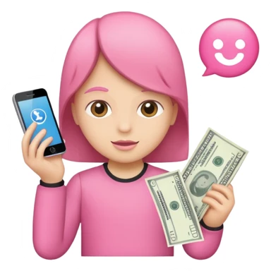 Pink child support bill sticker