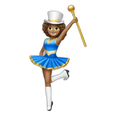 Majorette sticker