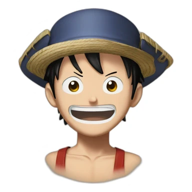 luffy of one piece  sticker