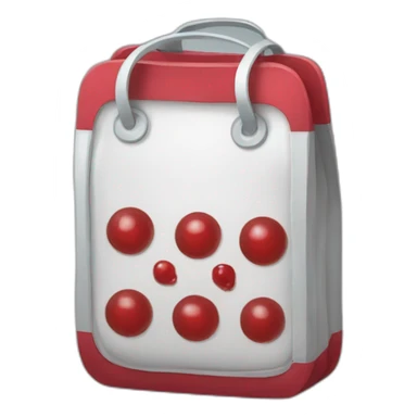 bag of transfusion sticker