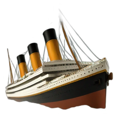 titanic sinking sticker