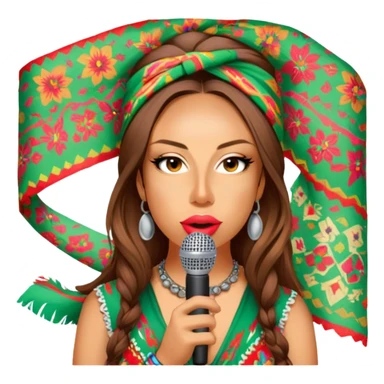 Colorful Singer sticker