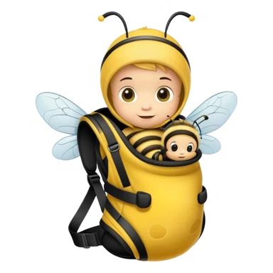 Baby honey bee day care sticker