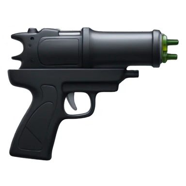 Black watergun sticker