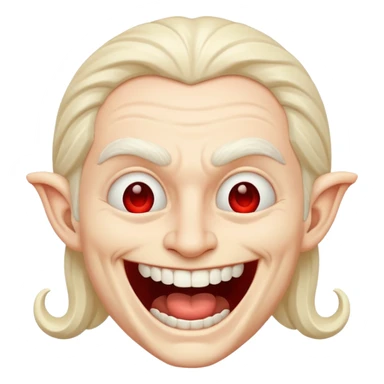 god evil laughing sticker