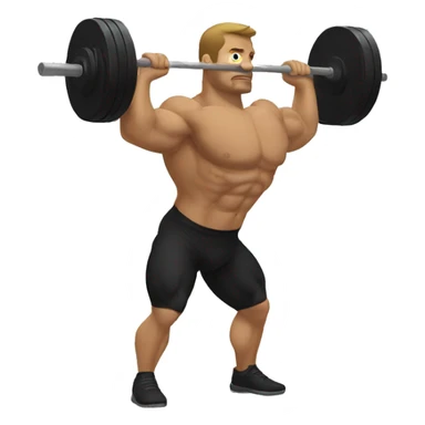 back squat strongman sticker