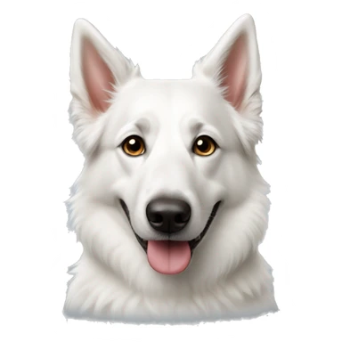 white swiss shepherd sticker
