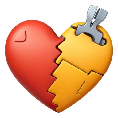 Mending heart  sticker