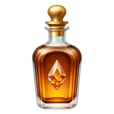 crystal luxurious embalming fluid elixir bottle sticker