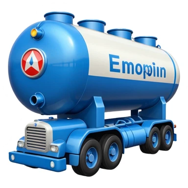 create an ultra realistic American modern gas tanker sticker