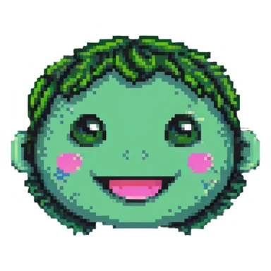 cheerful face sticker