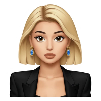 hailey bieber met gala ysl sticker