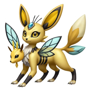 Meloetta-Renamon-Umbreon-Beedrill-Manectric-Palkia-Cresselia-fusion sticker