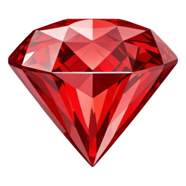 Red diamond sticker