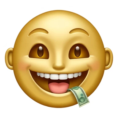 Money Mouth Emoji sticker