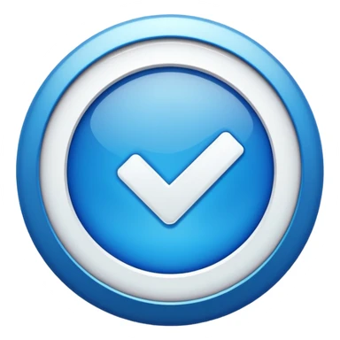 Instagram blue tick verified badge emoji  sticker