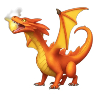 Dracaufeu pokemon sticker