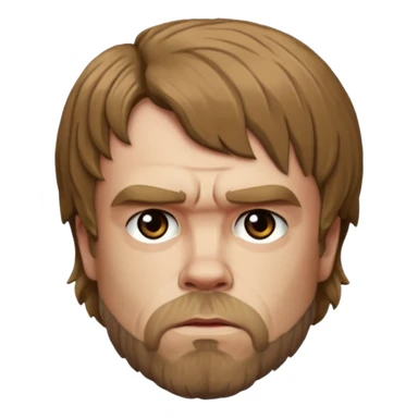 Tyrion Lannister  from Games of throne character face only front face sticker