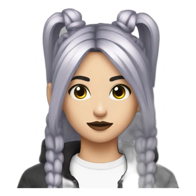 Gym goth girl sticker