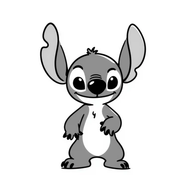 stitch from lilo & stitch sticker