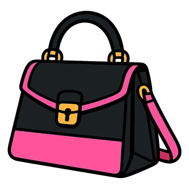 Remove the background, keep the BLACKPINK-inspired chic accessory with a transparent background, vibrant toon style. sticker