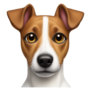  jack russell tutto bianco pinscher sticker
