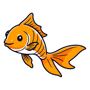 10 year old goldfish sticker
