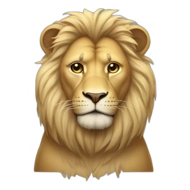sad lione sticker
