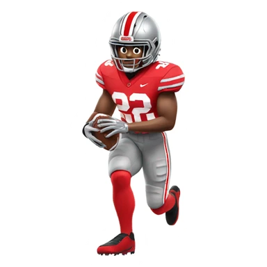 ohio state football player sticker
