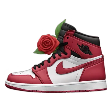 Jordan 1 rose sticker