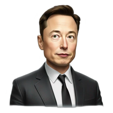 Elon Musk regardant la télé sticker