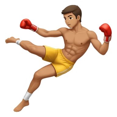 Someone doing a fly kick  sticker