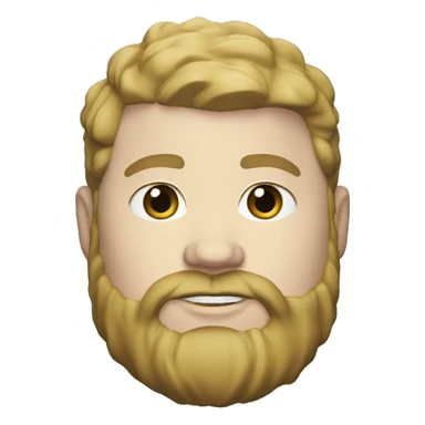 White man chubby with beard New York Yankees  sticker