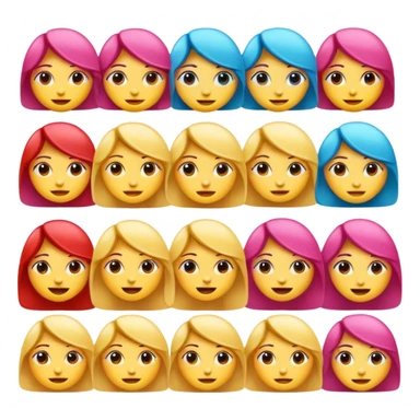 Create aesthetic and girly emojis sticker