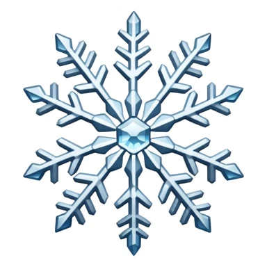 Snowflake sticker