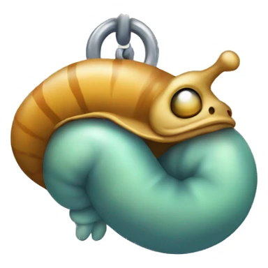Slug wearing a chain sticker