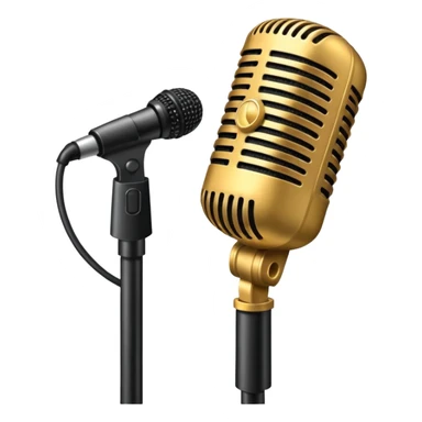 singer stage microphone sticker