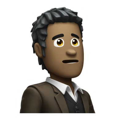 an emoji where there's the main monster from a roblox game called residence massacre sticker