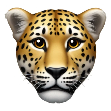 Un corazón con marcas de leopardo  sticker